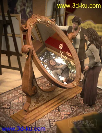 3D打印模型Deco Mirror的图片