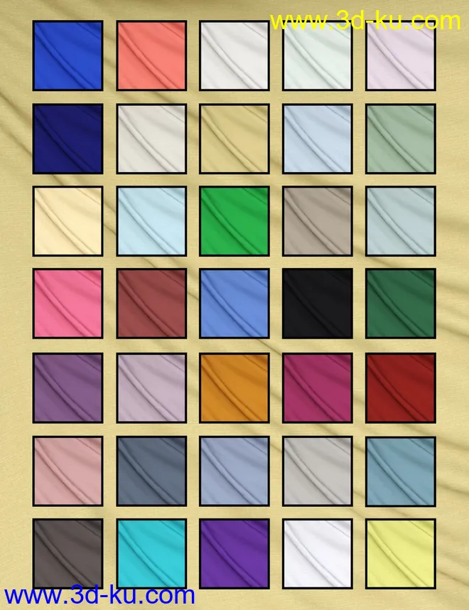 Delicate Cotton Shaders for Iray模型的图片3