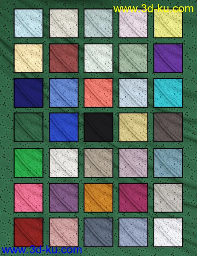 Delicate Cotton Shaders for Iray模型的图片4