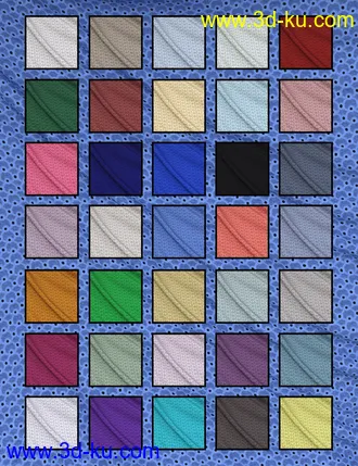 3D打印模型Delicate Cotton Shaders for Iray的图片