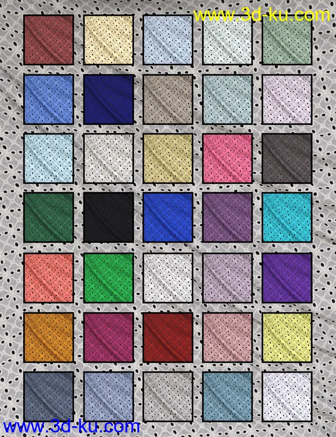 Delicate Cotton Shaders for Iray模型的图片6