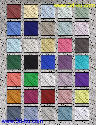 3D打印模型Delicate Cotton Shaders for Iray的图片