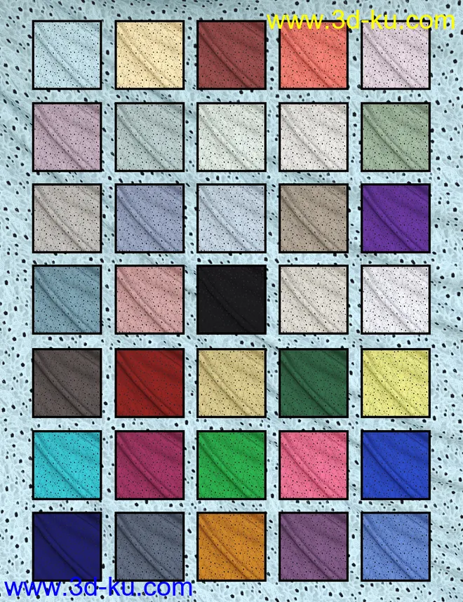 Delicate Cotton Shaders for Iray模型的图片7