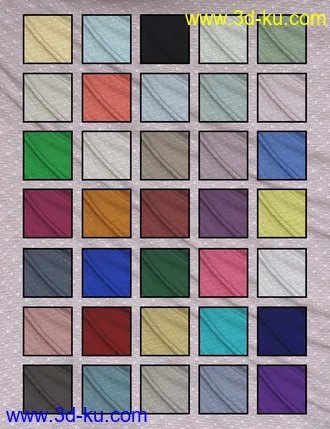 3D打印模型Delicate Cotton Shaders for Iray的图片