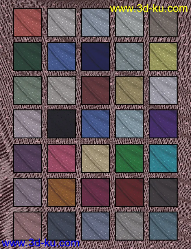 Delicate Cotton Shaders for Iray模型的图片9