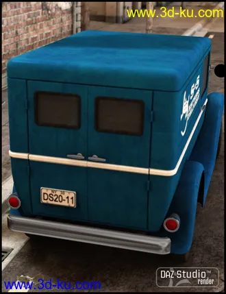 3D打印模型Delivery Sedan and Wagon 1930的图片