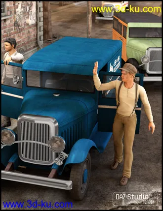 3D打印模型Delivery Sedan and Wagon 1930的图片