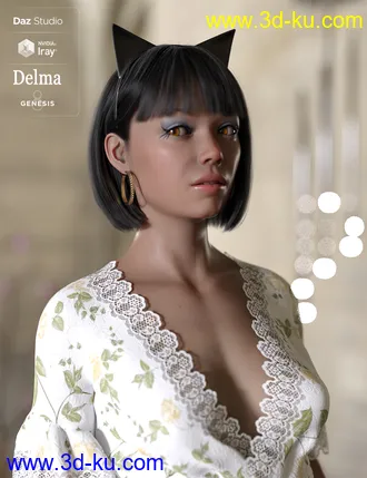 3D打印模型Delma For Genesis 8 Female的图片