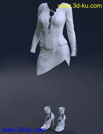 3D打印模型Descant Outfit for Genesis 8 Female(s)的图片