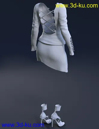 3D打印模型Descant Outfit for Genesis 8 Female(s)的图片