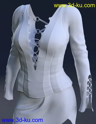 3D打印模型Descant Outfit for Genesis 8 Female(s)的图片