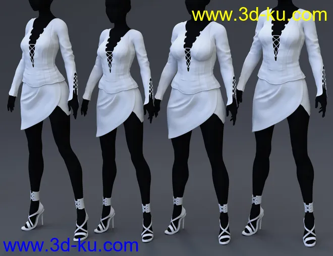 Descant Outfit for Genesis 8 Female(s)模型的图片6