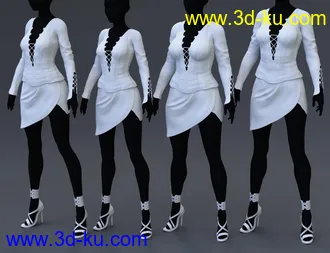 3D打印模型Descant Outfit for Genesis 8 Female(s)的图片