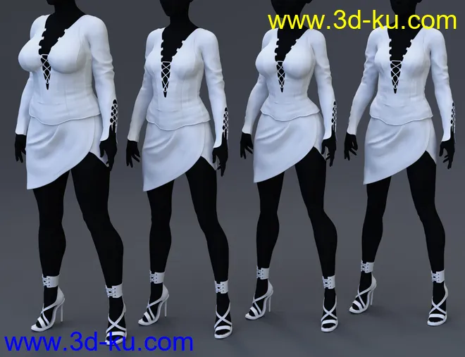 Descant Outfit for Genesis 8 Female(s)模型的图片7