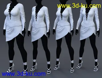3D打印模型Descant Outfit for Genesis 8 Female(s)的图片