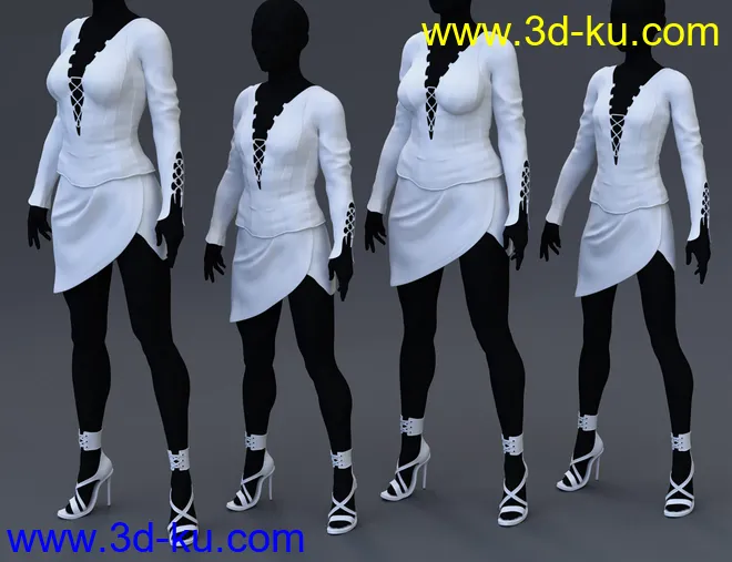 Descant Outfit for Genesis 8 Female(s)模型的图片8