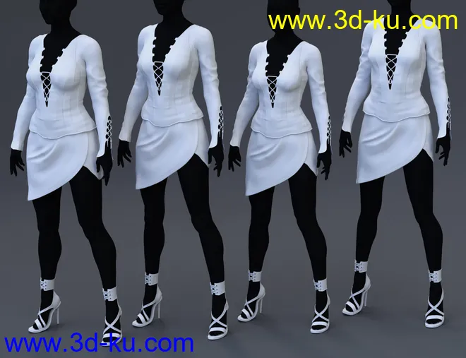 Descant Outfit for Genesis 8 Female(s)模型的图片9