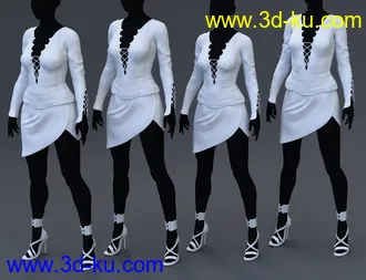 3D打印模型Descant Outfit for Genesis 8 Female(s)的图片