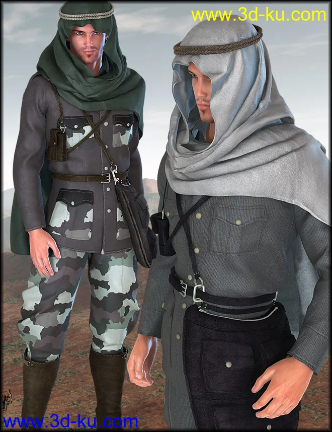 Desert Pathfinder Textures模型的图片1