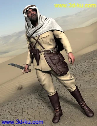 3D打印模型Desert Pathfinders for Genesis 2 Male(s)的图片