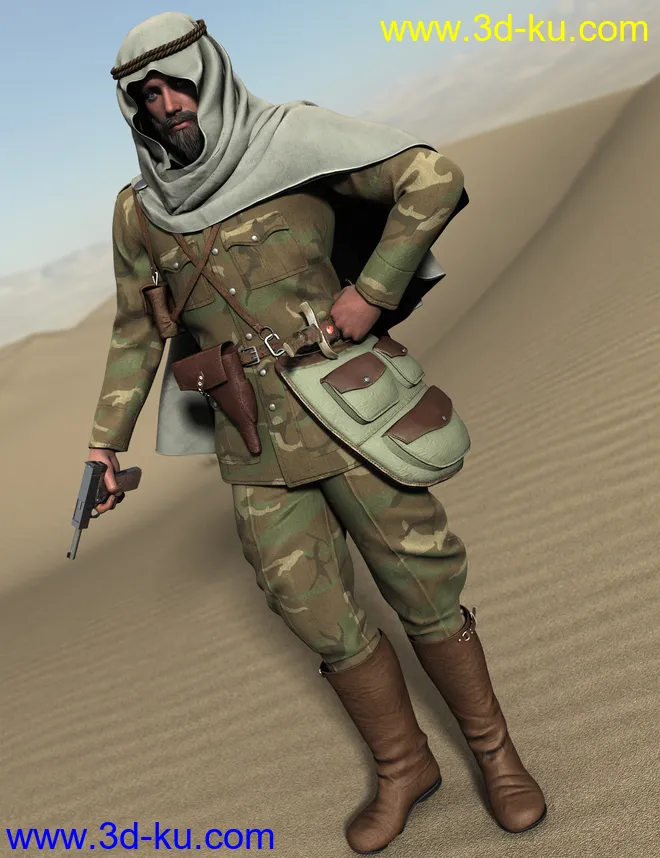 Desert Pathfinders for Genesis 2 Male(s)模型的图片3