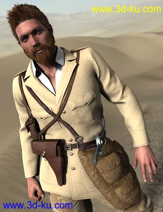 3D打印模型Desert Pathfinders for Genesis 2 Male(s)的图片