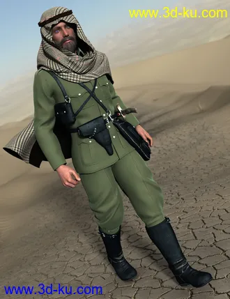 3D打印模型Desert Pathfinders for Genesis 2 Male(s)的图片