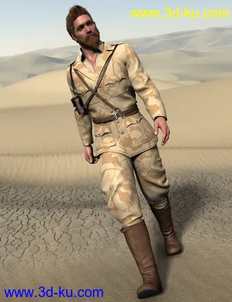 3D打印模型Desert Pathfinders for Genesis 2 Male(s)的图片