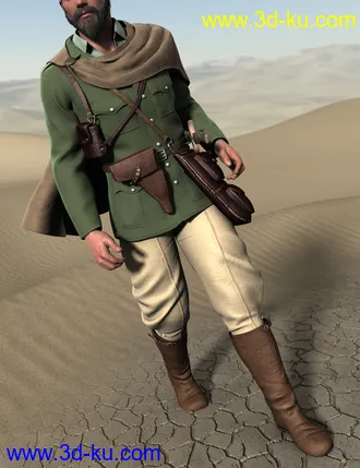 3D打印模型Desert Pathfinders for Genesis 2 Male(s)的图片