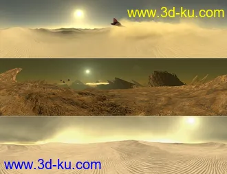 3D打印模型Desert Planet 360的图片