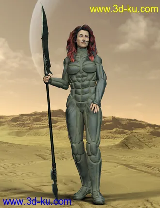 3D打印模型Desert Suit for Genesis 8 Females的图片