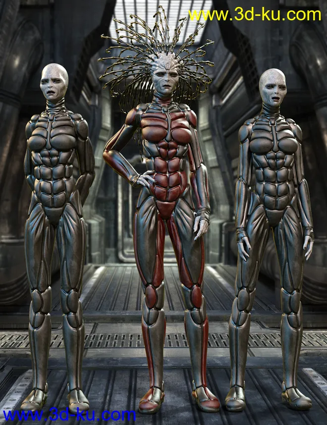 Desert Suit for Genesis 8 Females模型的图片2