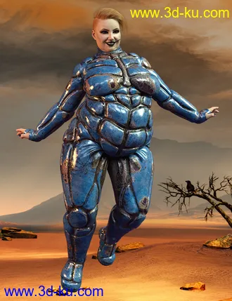 3D打印模型Desert Suit for Genesis 8 Females的图片