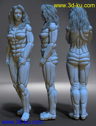 3D打印模型Desert Suit for Genesis 8 Females的图片