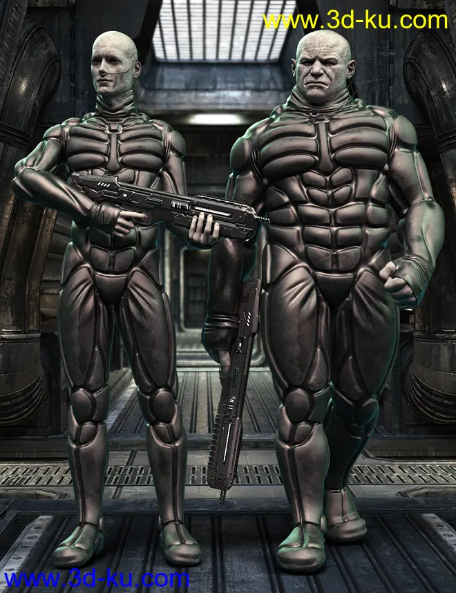 Desert Suit for Genesis 8 Male模型的图片1