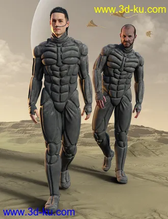 3D打印模型Desert Suit for Genesis 8 Male的图片