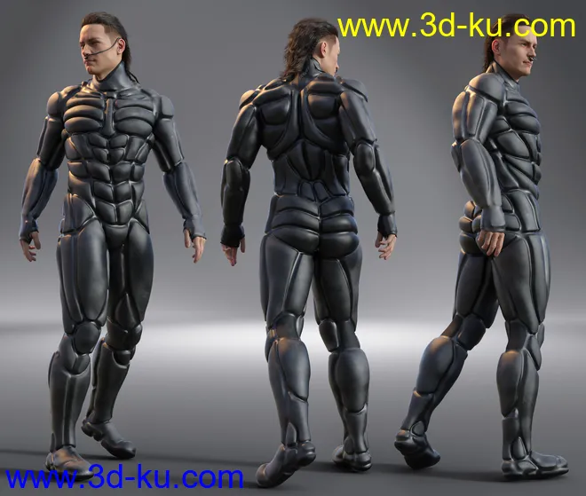 Desert Suit for Genesis 8 Male模型的图片5