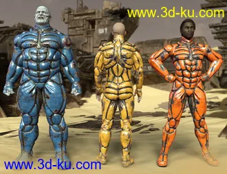 3D打印模型Desert Suit for Genesis 8 Male的图片