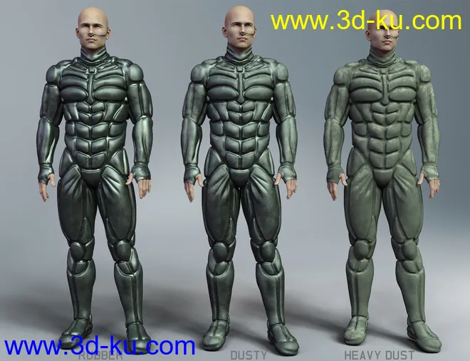 Desert Suit for Genesis 8 Male模型的图片7