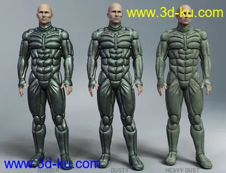 3D打印模型Desert Suit for Genesis 8 Male的图片