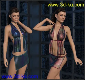 3D打印模型dForce - Angelique for G8F的图片