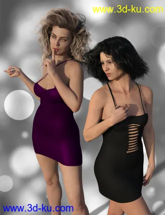 3D打印模型dForce After Sundown Dresses for Genesis 8 Female(s)的图片