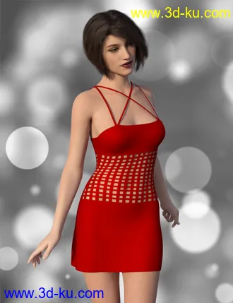3D打印模型dForce After Sundown Dresses for Genesis 8 Female(s)的图片