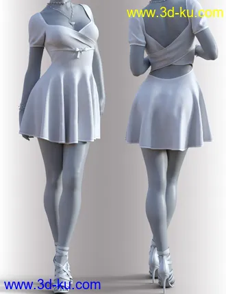 3D打印模型dForce Beth Holiday Outfit for Genesis 8 Female(s)的图片