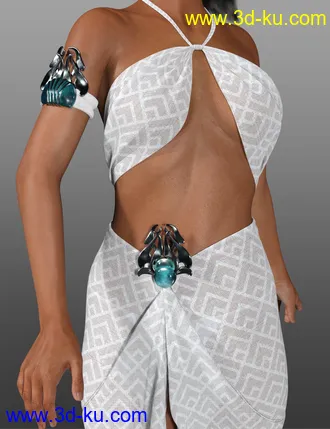 3D打印模型dForce Blue Nile Outfit Textures的图片