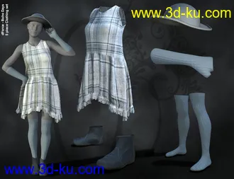 3D打印模型dForce Boho Days Outfit Textures的图片