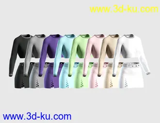 3D打印模型dForce Casual Crop Outfit for Genesis 8 Females的图片