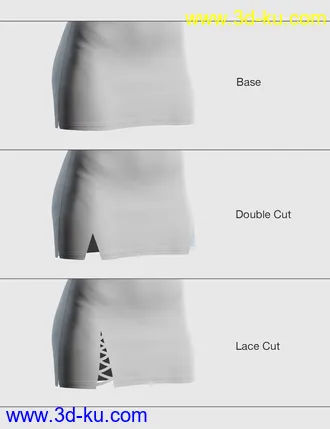 3D打印模型dForce Casual Crop Outfit for Genesis 8 Females的图片