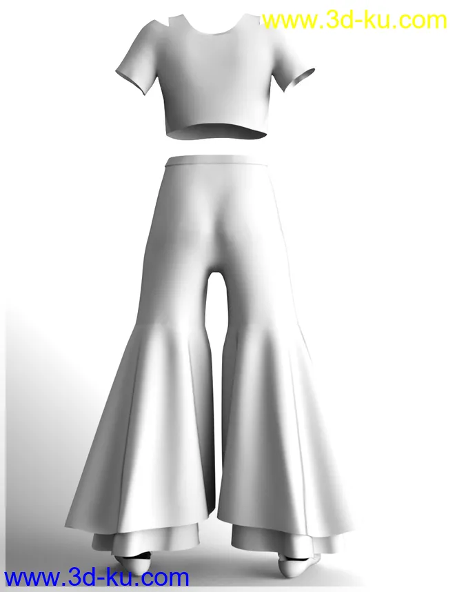 dForce CathyJo Outfit for Genesis 8 Female(s)模型的图片12