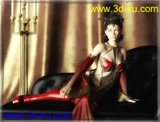 3D打印模型dForce CB Aumakua for Genesis 8 Female(s)的图片